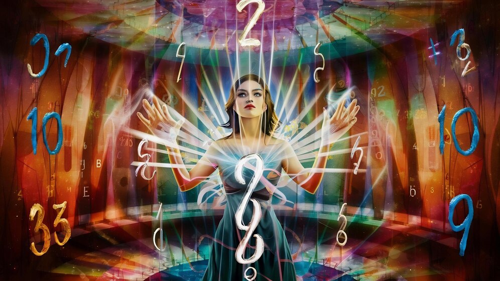 Simbolični prikaz številk v numerologiji z energijskimi vibracijami in pomenom, ki povezuje številke z življenjsko potjo in notranjo energijo. Simbolični prikaz številk v numerologiji z energijskimi vibracijami in pomenom, ki povezuje številke z življenjsko potjo in notranjo energijo.