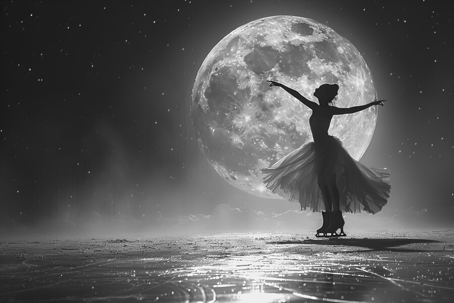 Luna v astrologiji in njen vpliv na znamenja, simboliziranje različnih astroloških elementov in energij.